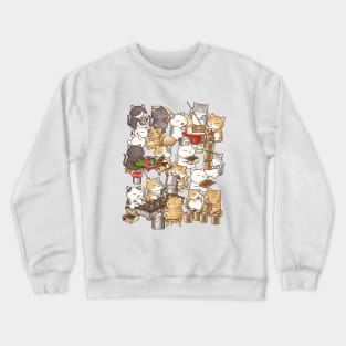 Chubby Cat Kuih Kapit Workshop Crewneck Sweatshirt